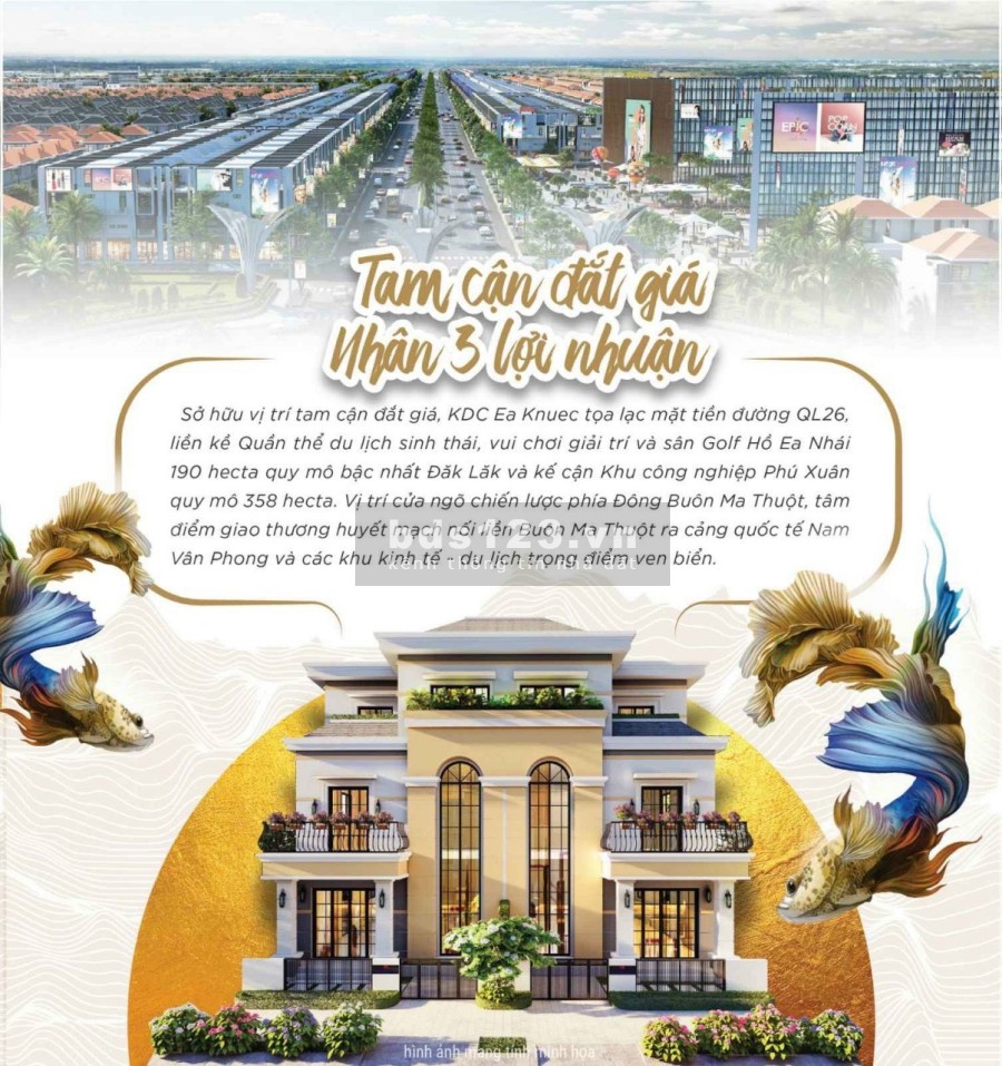 Bán đất nền sổ đỏ hồ sinh thái FLC Buôn Ma Thuột, giá chỉ 999 triệu, pháp lý chính chủ