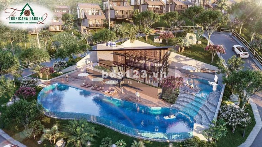 Biệt thự nghĩ dưỡng sinh thái view rừng thông săn mây tiện ích đầy đủ, khu dân cư đông đúc