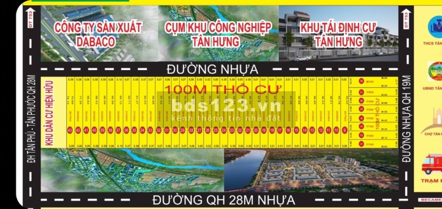 Đất Tân Hưng Đồng Phú Bình Phước hỗ trợ vay ngân hàng 70% lãi suất tốt, bàn giao đầy đủ pháp lý