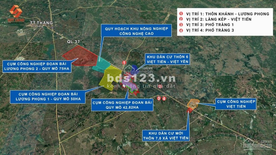 Bán đất nền thôn An Hoà, xã Đoan Bái, Hiệp Hoà Bắc Giang, sổ hồng cầm tay, giá rẻ nhất thị trường