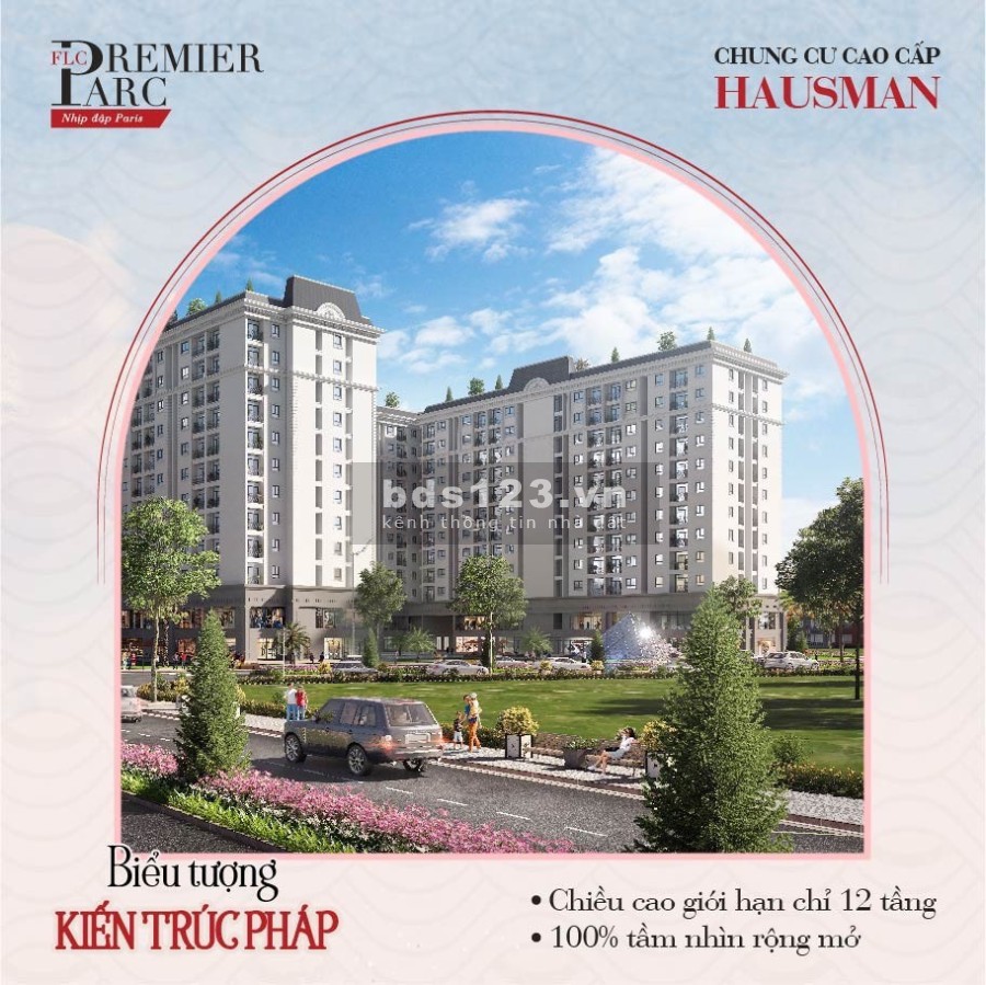 Chung cư cao cấp Hausman - FLC Premier Parc vị trí đắc địa, khu dân cư đông đúc, chiết khấu cao