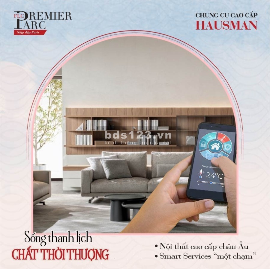 Chung cư cao cấp Hausman - FLC Premier Parc vị trí đắc địa, khu dân cư đông đúc, chiết khấu cao