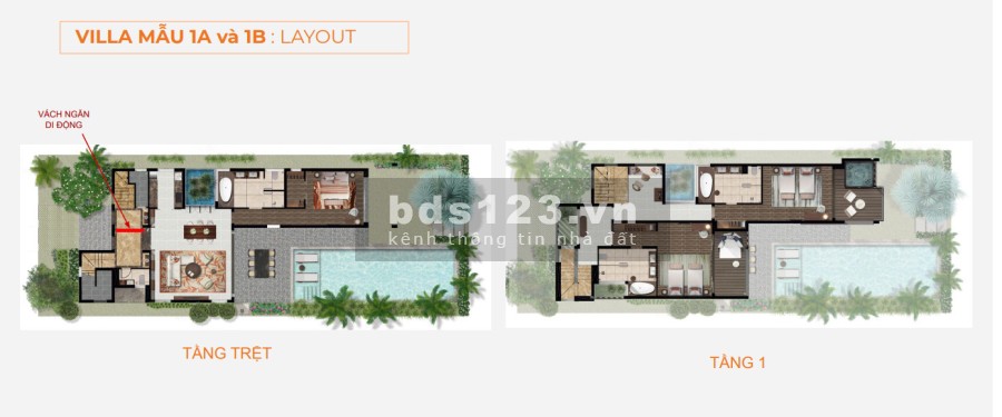 Bán biệt thự mặt biển (Beachfront villa) Hồ Tràm, căn 3PN giá bán 41,3 tỷ đã có HDMB