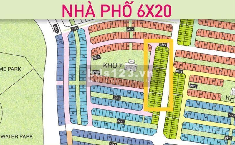Giỏ hàng Florida 1 shophouse 6x20m 6,45tỷ, trục đường 20m - biệt thự 10x20m -7,3 tỷ
