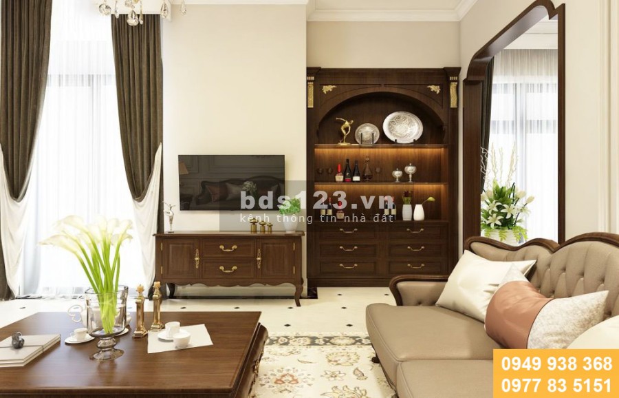 Bán gấp căn hộ 04PN full nội thất giá 4.8 tỷ tại chung cư The Emerald Mỹ Đình