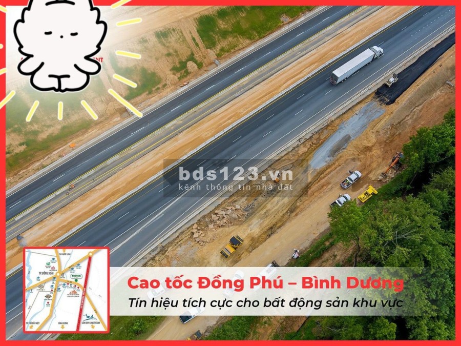 Bán Đất Nền Bình Phước Liền Kề KCN Becamex Đồng Phú-Cao Tốc Đồng Phú-Bình Dương