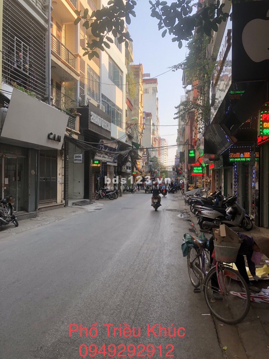 Bán nhà mặt phố Triều Khúc, lô góc, diện tích sử dụng 61m2, mặt tiền 4.6, giá 18 tỷ