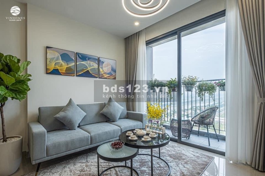 Bán cắt lỗ căn 2n 2vs đã full nội thất giá 1.8 tỷ tầng cao view thoáng Vinhomes ocean Park Gia Lâm