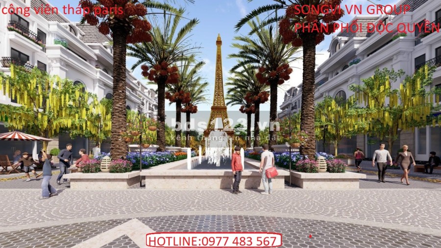 Dự án hót Thanh Hóa Paris Elysor nơi sinh sống và đầu tư đẳng cấp, giá tốt, thanh toán linh hoạt