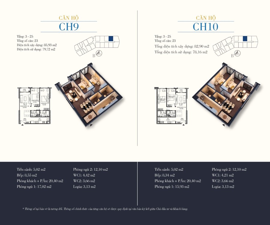 Bán căn hộ chính chủ Sunshine Palace diện tích sử dụng 85m2 - 2PN giá tốt tiện đầu tư
