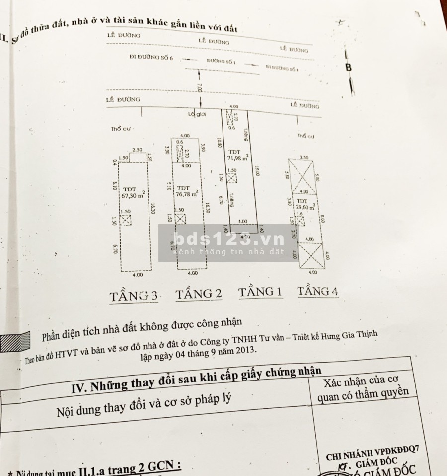 Bán nhà 3 lầu mặt tiền đường số 1 phường Tân Kiểng, Quận 7 giá 10.8 tỷ thương lượng