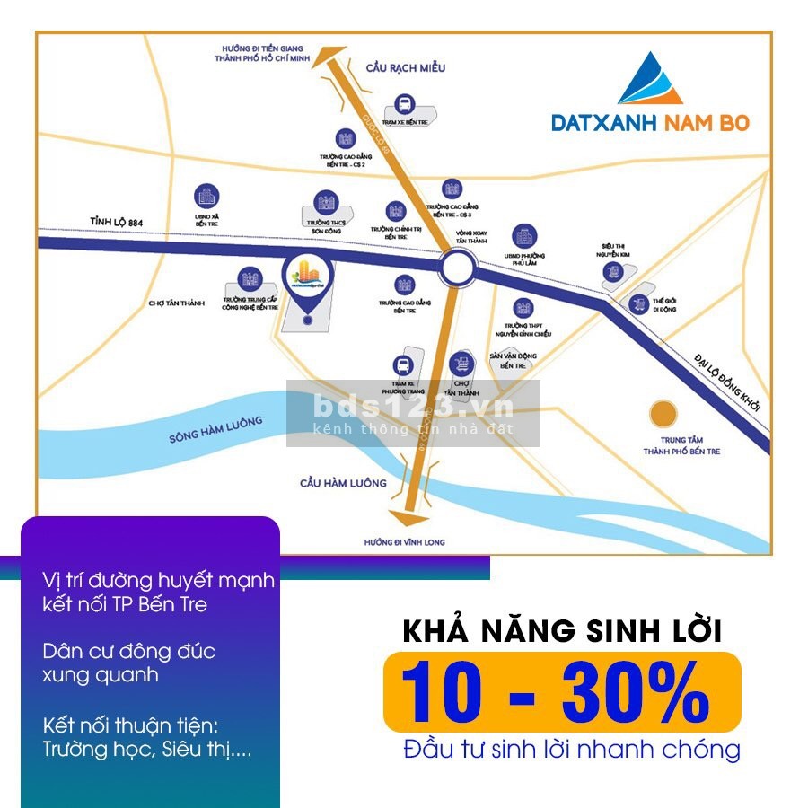 Bán căn hộ cao cấp đầu tiên tại Bến Tre chỉ 812,8 triệu liên hệ 0378764734, ngân hàng hỗ trợ vay