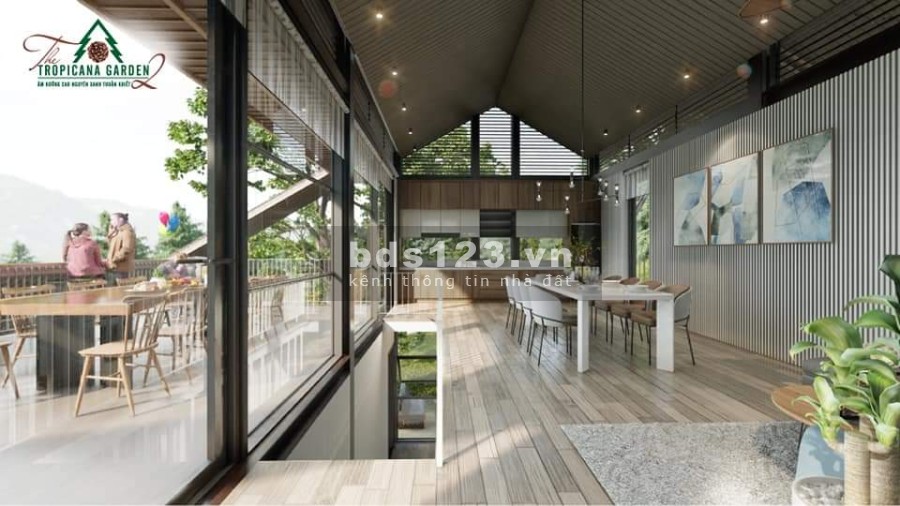 Chỉ 3,6 tỷ sở hữu căn biệt thự vườn kiến trúc Hàn Quốc tại The Tropicana Garden 2 Bảo Lộc.