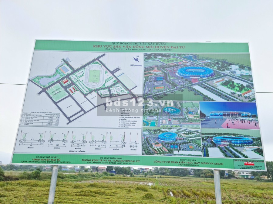 Dự án Diamond Riverside Trung Na, ở xã Tiên Hội (Đại Từ) giá thoả thuận, pháp lý đủ