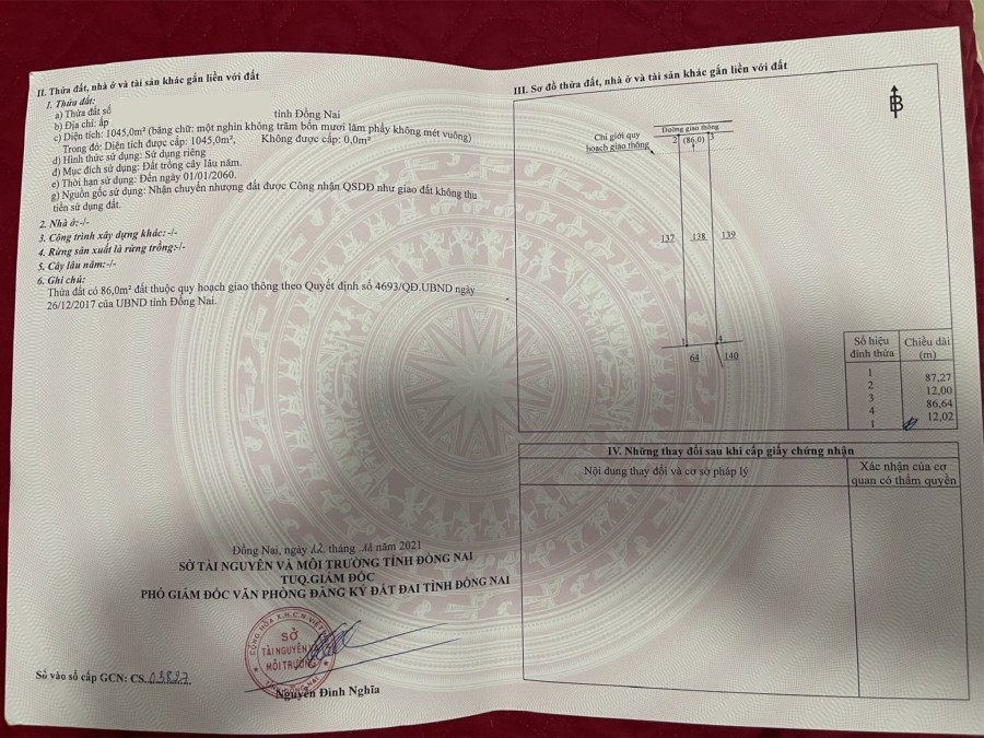 Bán đất sào vị trí đẹp, giá rẻ sát bên Khu Công Nghiệp giá bán 1.9 triệu/m2, sổ sẵn chính chủ