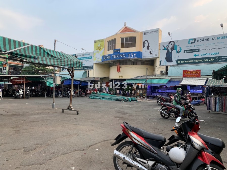 (Gò Vấp)Bán gấp nhà chợ Hạnh Thông Tây, lô góc, đường 8m, Quang Trung, 64m2, 4 tầng, 8.8 tỷ