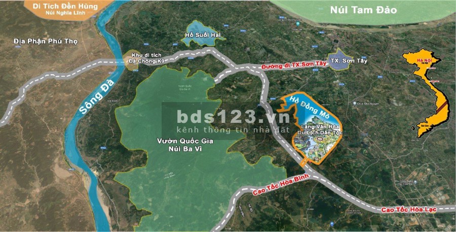 Bán lô TĐC Đồng Doi Ba Vì view suối Cò ngay sát cổng làng văn hóa 54 dân tộc 116m2 giá chưa 1.9x tỉ