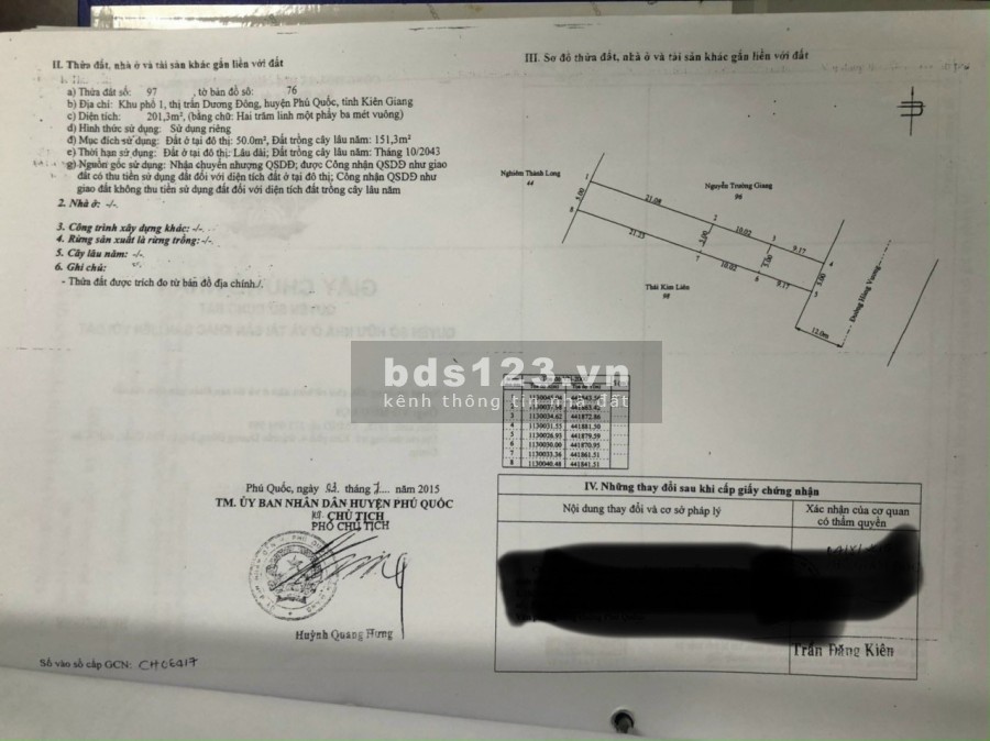 ( Hàng cực Hiếm) Hơn 400m Đất mặt tiền Đường Hùng Vương - Dương Đông 2 sổ có bán lẻ
