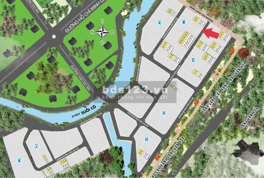 Bán lô TĐC Đồng Doi Ba Vì view suối Cò ngay sát cổng làng văn hóa 54 dân tộc 116m2 giá chưa 1.9x tỉ