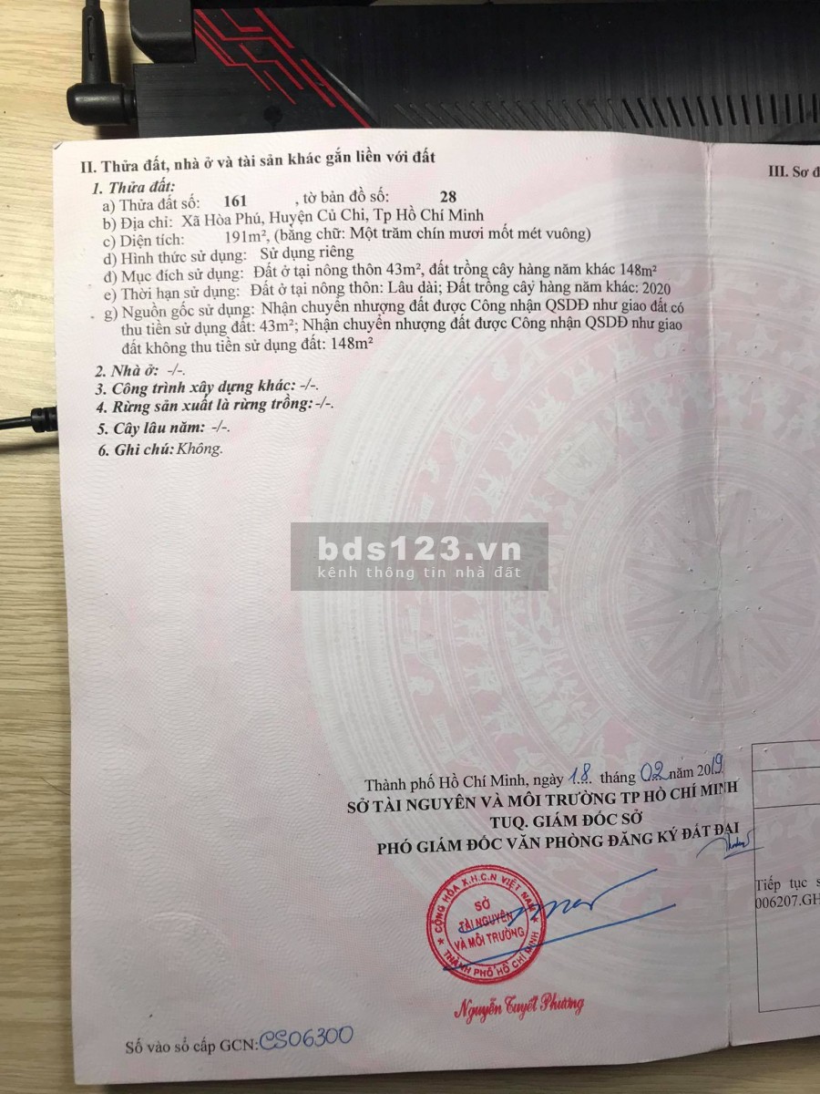 Cần bán 2 căn nhà Hòa Phú, Củ Chi giá bán chỉ 2.85 tỷ khu dân cư đông đúc, giá tốt