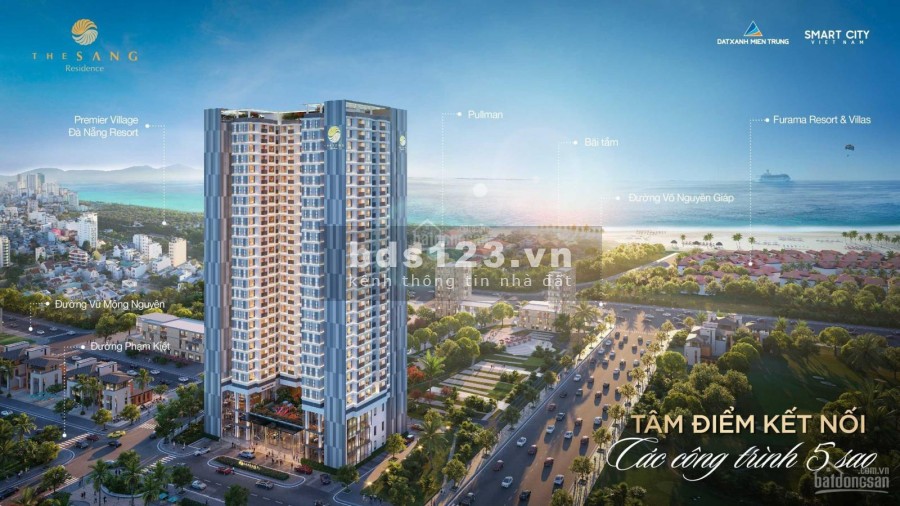 Căn hộ chuẩn 5* view biển siêu đẹp chỉ có tại chung cư The Sang Residence giá đầu tư sinh lời
