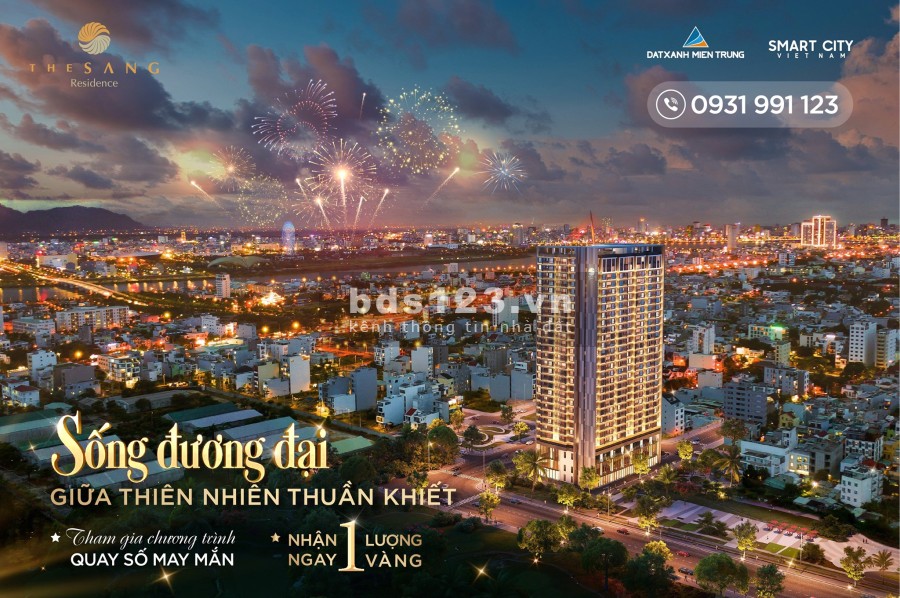 Giá bán chỉ 1.3 tỷ sở hữu ngay căn hộ cao cấp view biển Đà Nẵng chính sách ưu đãi, chiết khấu cao