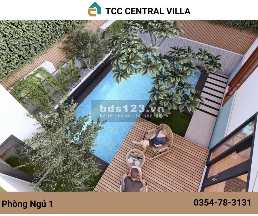 Biệt thự nghỉ dưỡng TCC Central Villa Bà Rịa Vũng Tàu, có hồ bơi riêng giá bán 3.5 tỷ