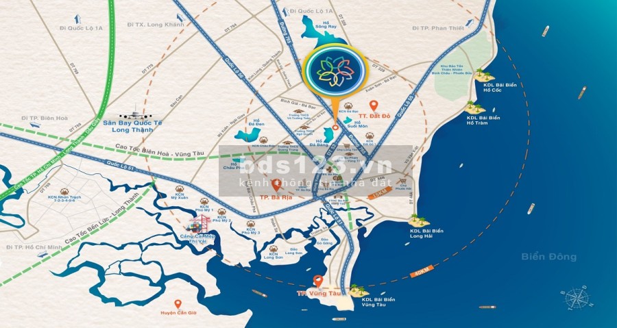 Đường 765, Long Tân, Đất Đỏ, BRVT - khu dân cư Gia An Lakeside pháp lý chính chủ