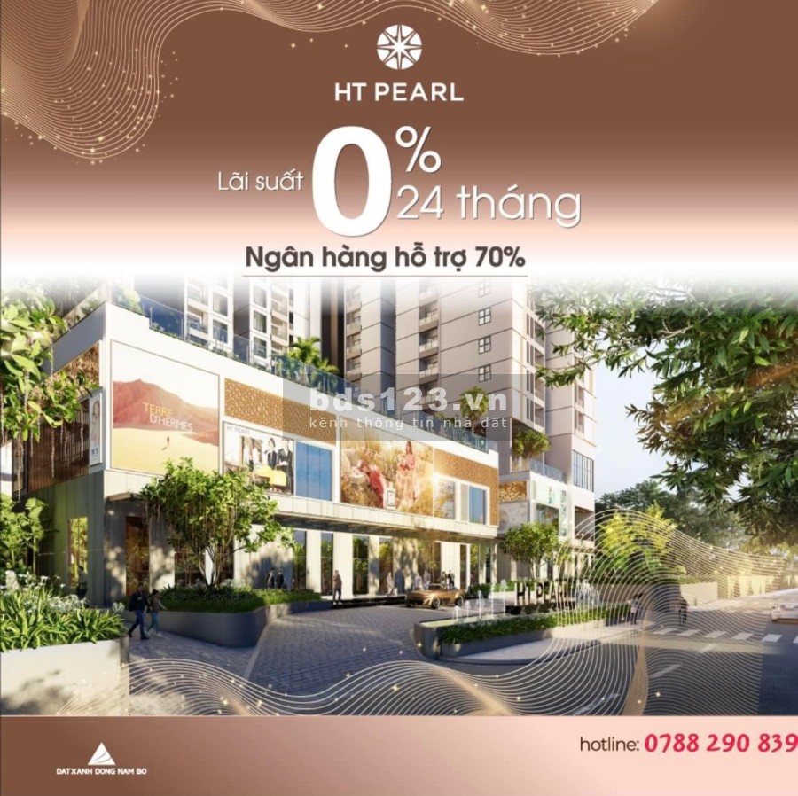 Sở hữu căn hộ HT Pearl tại thành phố thủ phủ Công Nghiệp chỉ từ 499 triệu pháp lý đầy đủ