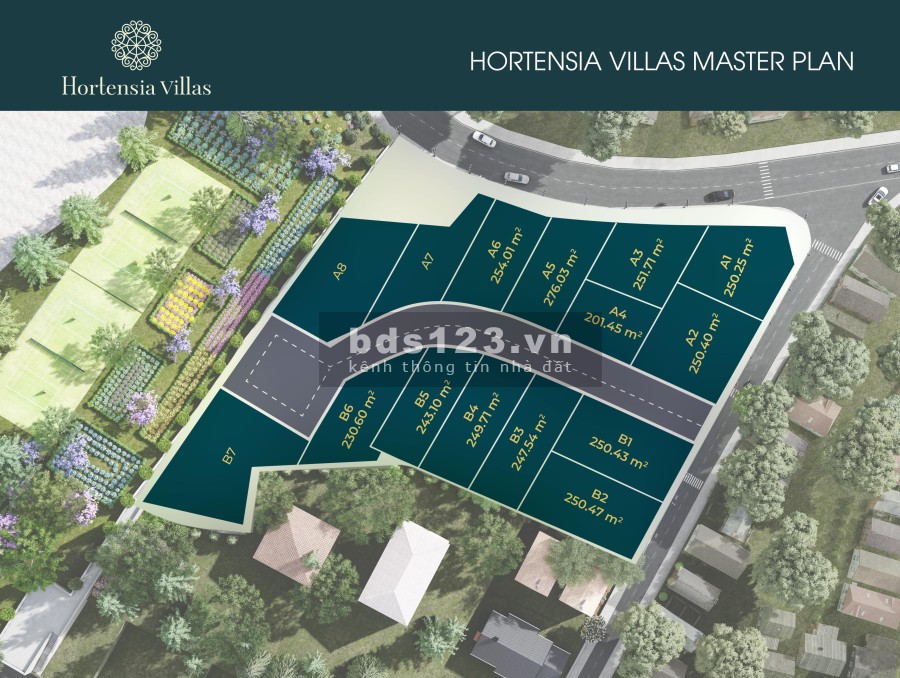 Hortensia Villas Đà Lạt. Đặc biệt phong thủy “ Tựa Sơn Hướng Thủy”. Tặng bộ thiết kế 200 triệu