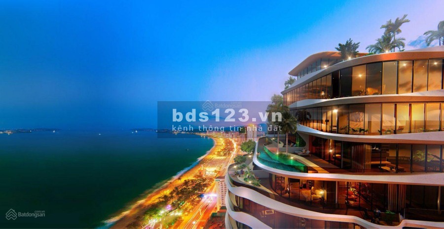 Căn hộ cao cấp mặt tiền biển Trần Phú, Thành phố Nha Trang 2,49 tỷ/căn pháp lý chính chủ