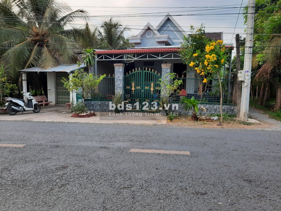 Nhà+vườn 320m Mặt tiên Tỉnh Lộ 878B Tiền Giang, giá bán đầu tư sinh lời cao, sổ sẵn