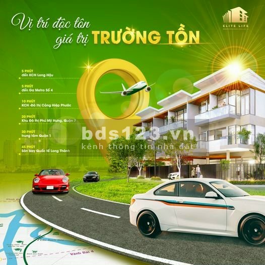 Nhà Phố View Sông Cao Cấp Elite Life giáp Q7, Nhà Bè giá tốt.…