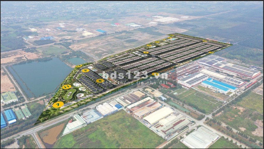 Giá bán chỉ 1,3 tỷ/nền diện tích sử dụng 70m2 khu đô thị chuyên gia giáp TPHCM