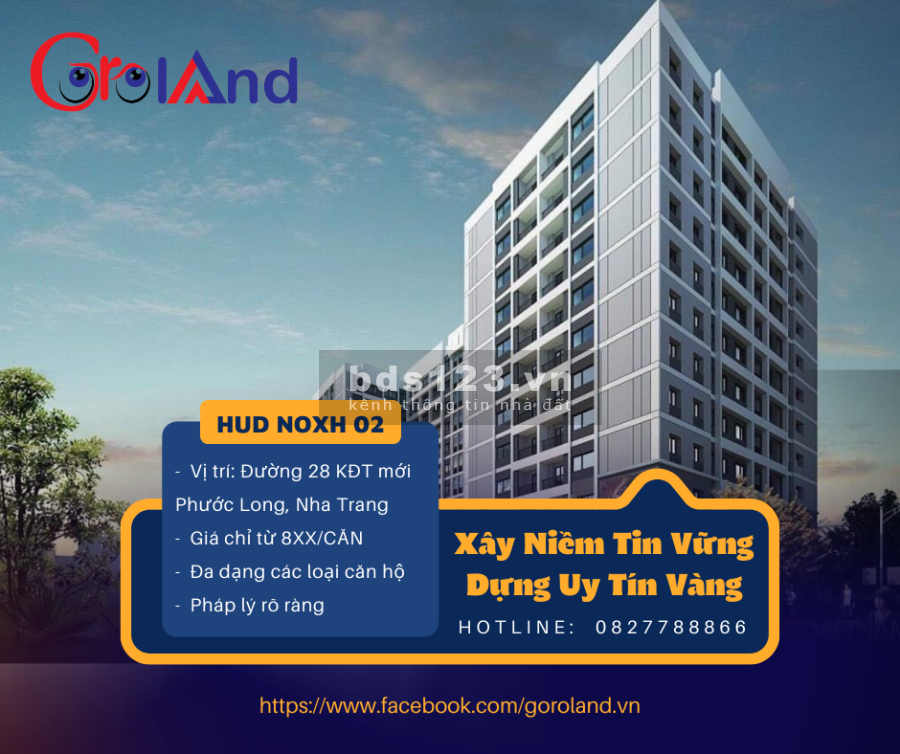 Bán căn hộ HUD 2 Nha Trang, giá bán chỉ 16 triệu/m2, sở hữu lâu dài, pháp lý chính chủ