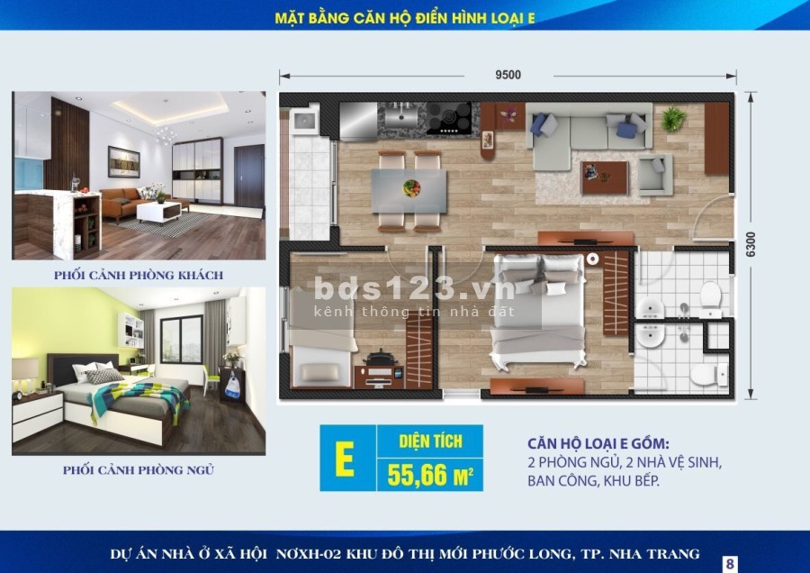 Bán căn hộ HUD 2 Nha Trang, giá bán chỉ 16 triệu/m2, sở hữu lâu dài, pháp lý chính chủ
