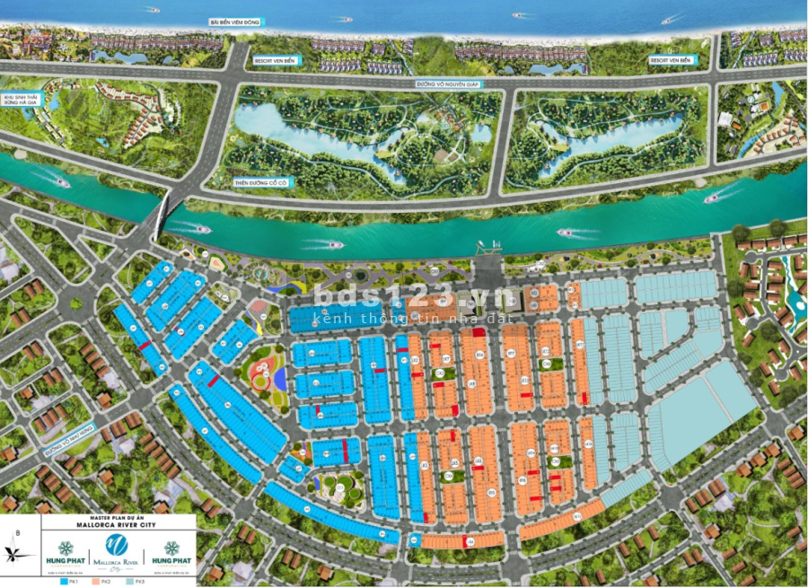 Bán lô đất dự án Mallorca River City ven sông Cổ Cò tiện ích đầy đủ, pháp lý giấy tờ bàn giao ngay