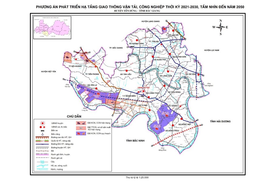 Bán đất đẹp giá rẻ ven Khu công nghiệp Đức Giang, Yên Dũng, Bắc Giang, giá chỉ từ 400 triệu