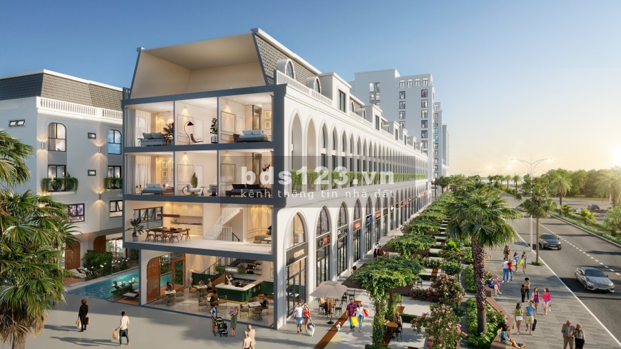 Shophouse thương mại trong quần thể nghỉ dưỡng sang xin mịn, tăng giá mỗi ngày, lh 0989999962