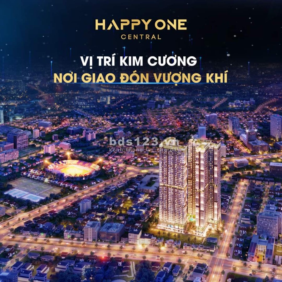 Căn hộ Smarthome chung cư Happy One Central tầng cao, kiến trúc nhà đẹp, giá tốt