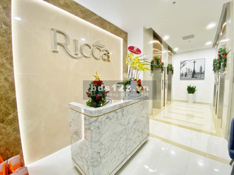 Cho thuê căn hộ RIcca 2PN Quận 9 chỉ 6.5 triệu/tháng, bao phí quản lý 2022 tầng cao