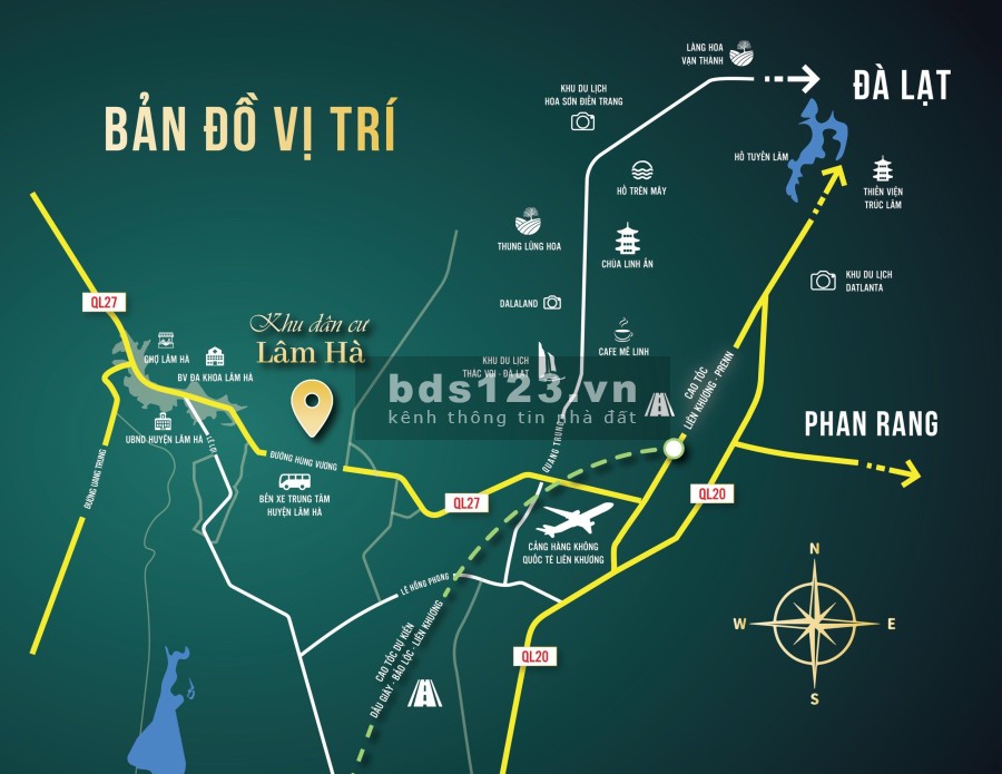 Cần bán đất thổ cư thị trấn Đinh Văn, Lâm Hà – Đà Lạt, ngân hàng hỗ trợ vay giá tốt tiện đầu tư