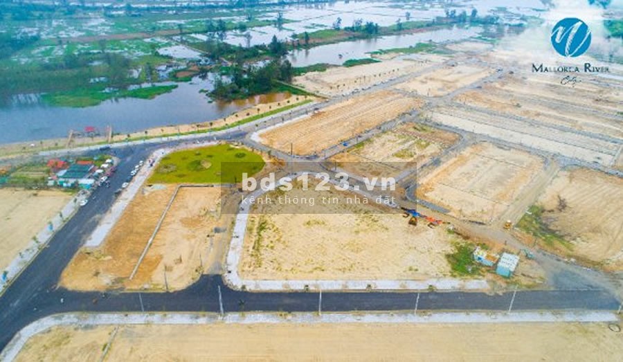 Bán lô đất đối diện công viên dự án Mallorca River City ven sông Cổ Cò giá 16.5 triệu/m2