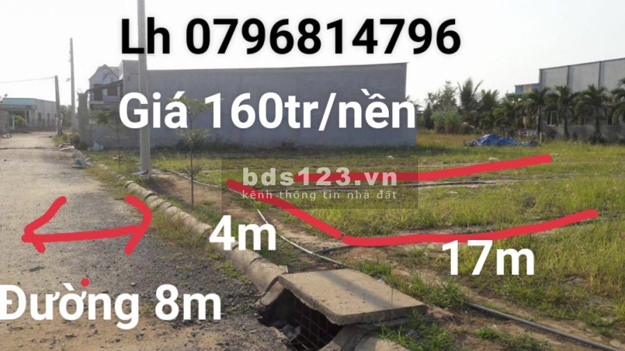 Bán đất giá rẻ chỉ 160 triệu/nền thổ cư 100% Sổ hồng riêng hỗ trợ vay ngân hàng lãi suất thấp