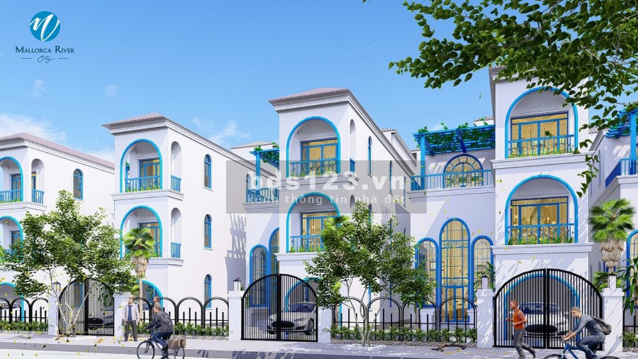 Bán lô đất đối diện công viên dự án Mallorca River City ven sông Cổ Cò giá 16.5 triệu/m2