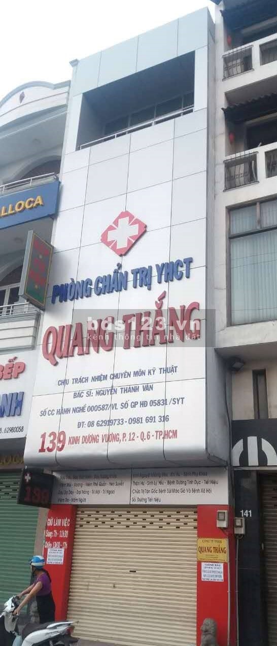Cho thuê nhà nguyên căn 139 Kinh Dương Vương Quận 6, khu dân trí cao, giá 27 triệu/tháng
