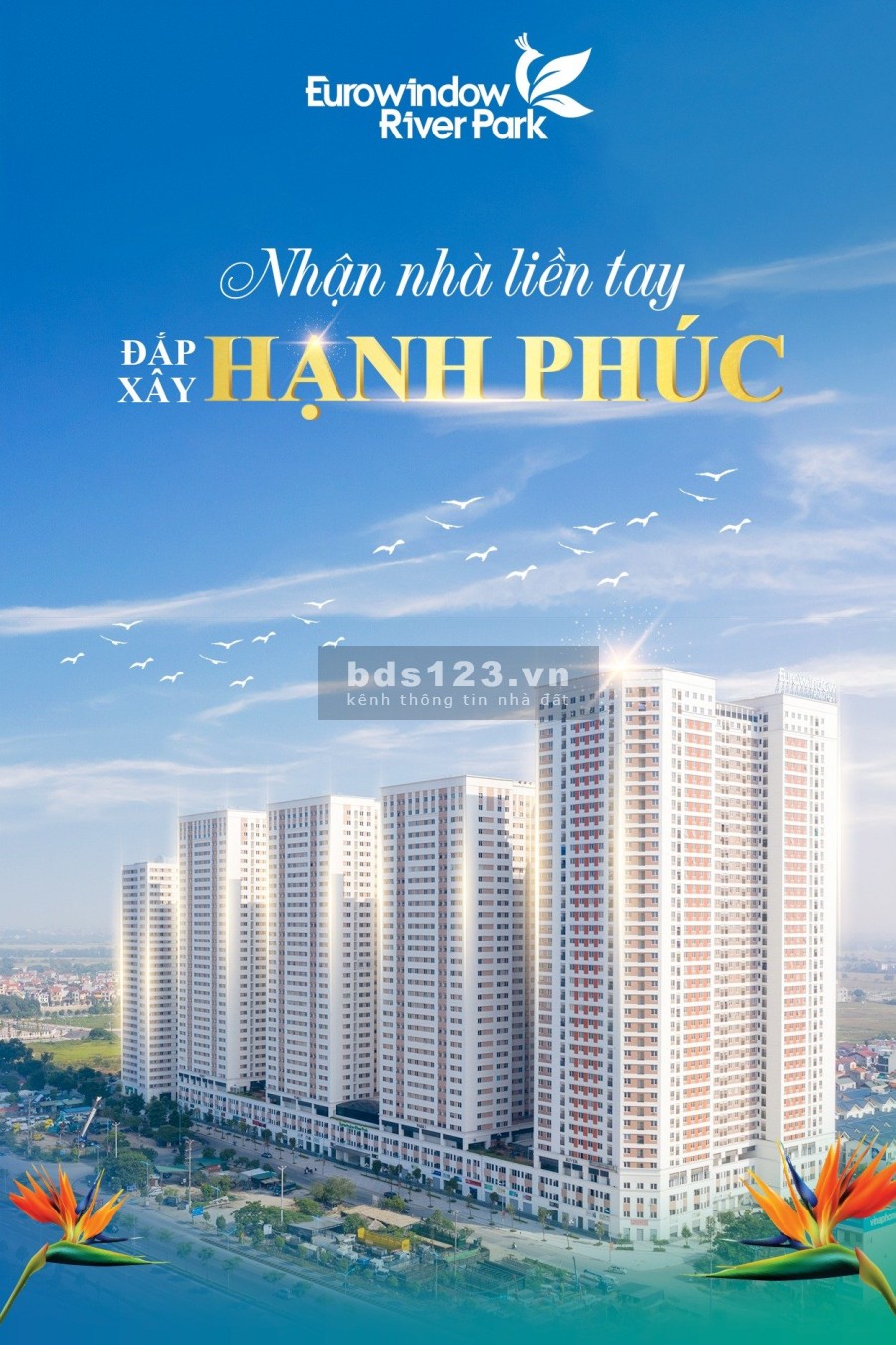 Eurowindow River Park - thẻ thông hành xanh cho cuộc sống an lành, giá đầu tư sinh lời cao