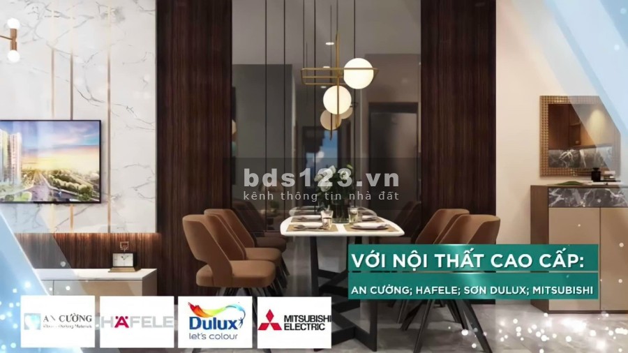 Căn hộ 2PN-2WC diện tích 69m2 3 mặt tiền thanh toán đợt 1 chỉ 150tr sở hữu 1 căn 2PN
