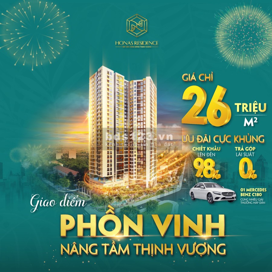 Căn hộ 2PN-2WC diện tích 69m2 3 mặt tiền thanh toán đợt 1 chỉ 150tr sở hữu 1 căn 2PN