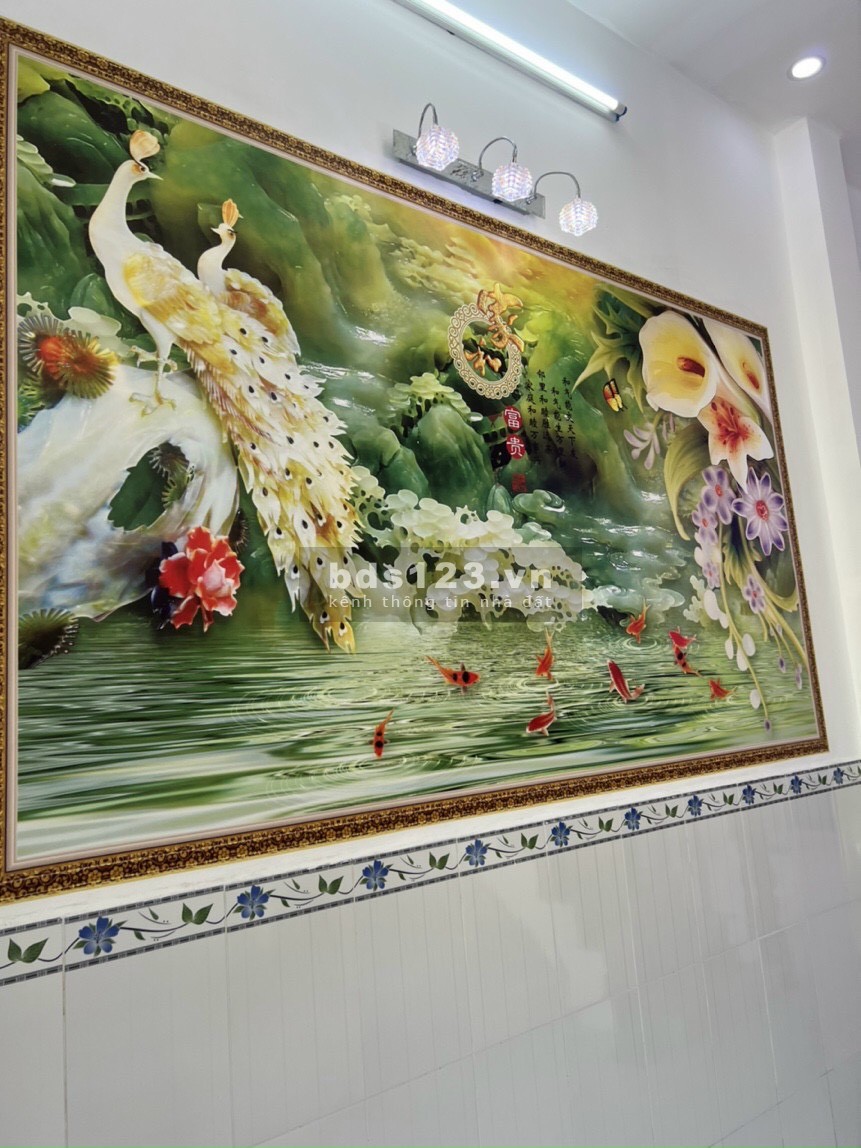 Bán nhà nguyên căn nằm ngay uỷ ban Bình Mỹ huyện Củ Chi, 1 trệt, 1 làu đúc, giá tốt